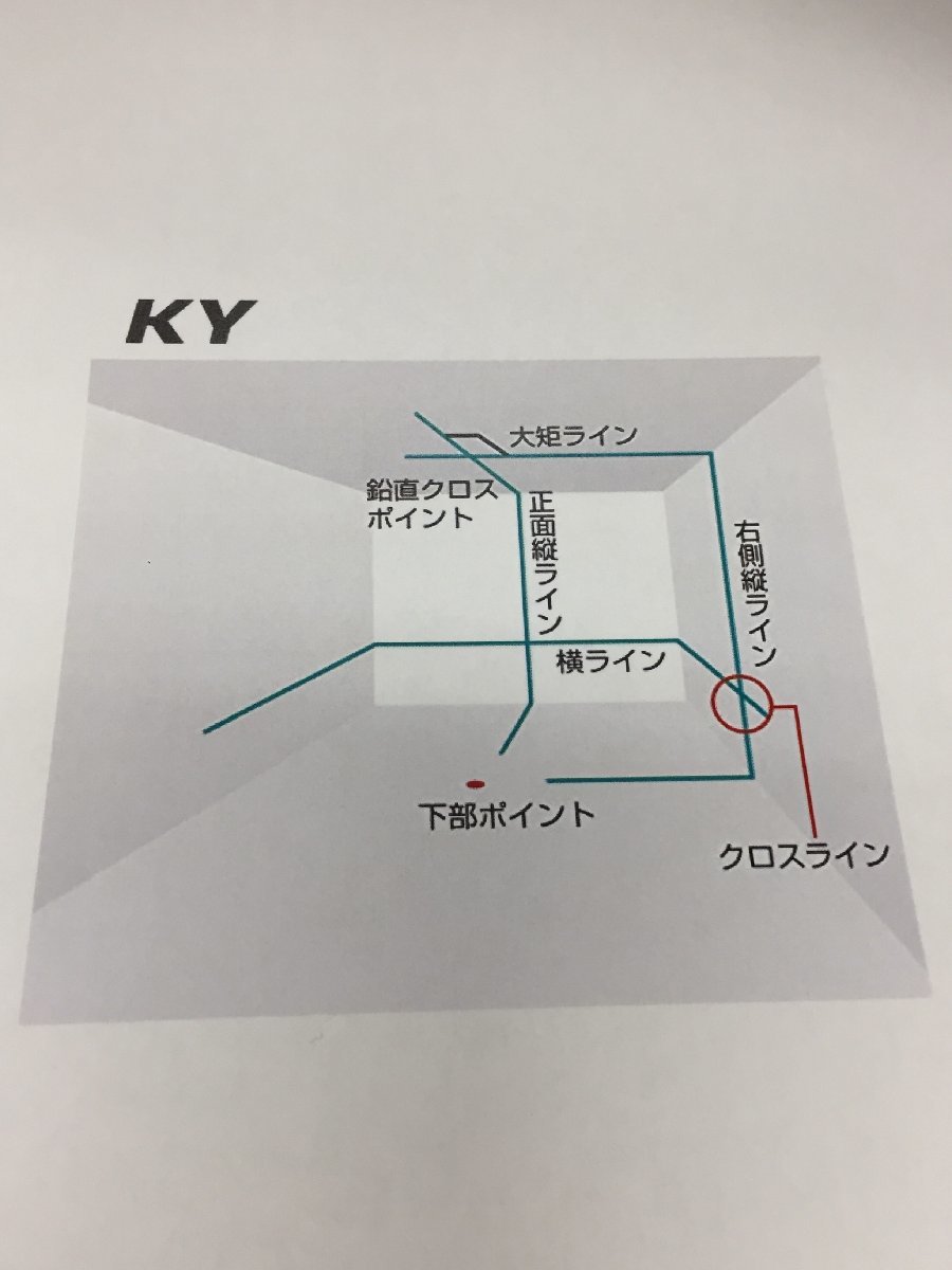 【未使用】タジマ レーザー墨出し器 ZEROG2-KY /IT29POVIG168