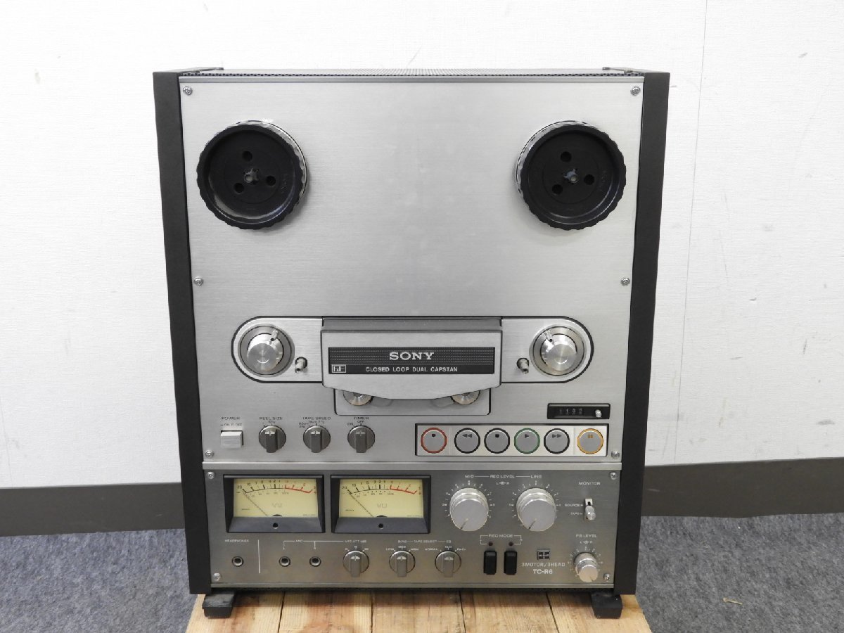 ジャンク品SONY ☆ SONY ソニー TC-R6 オープンリールデッキ