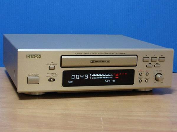 DENON☆良品 メンテ済 動作良好☆高音質 カセットデッキ☆取説付