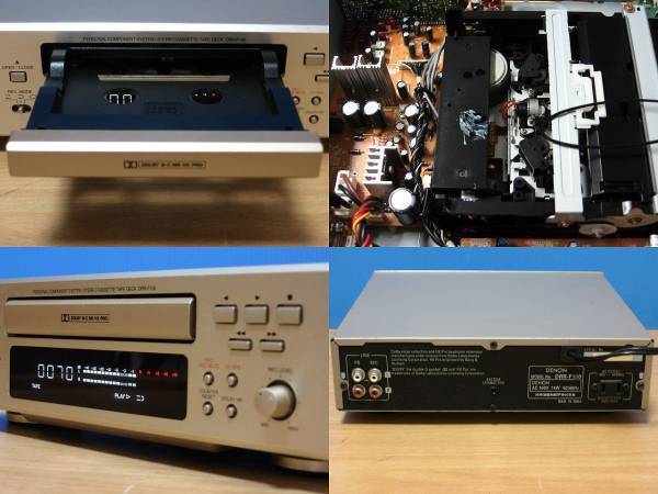 DENON☆良品 メンテ済 動作良好☆高音質 カセットデッキ☆取説付