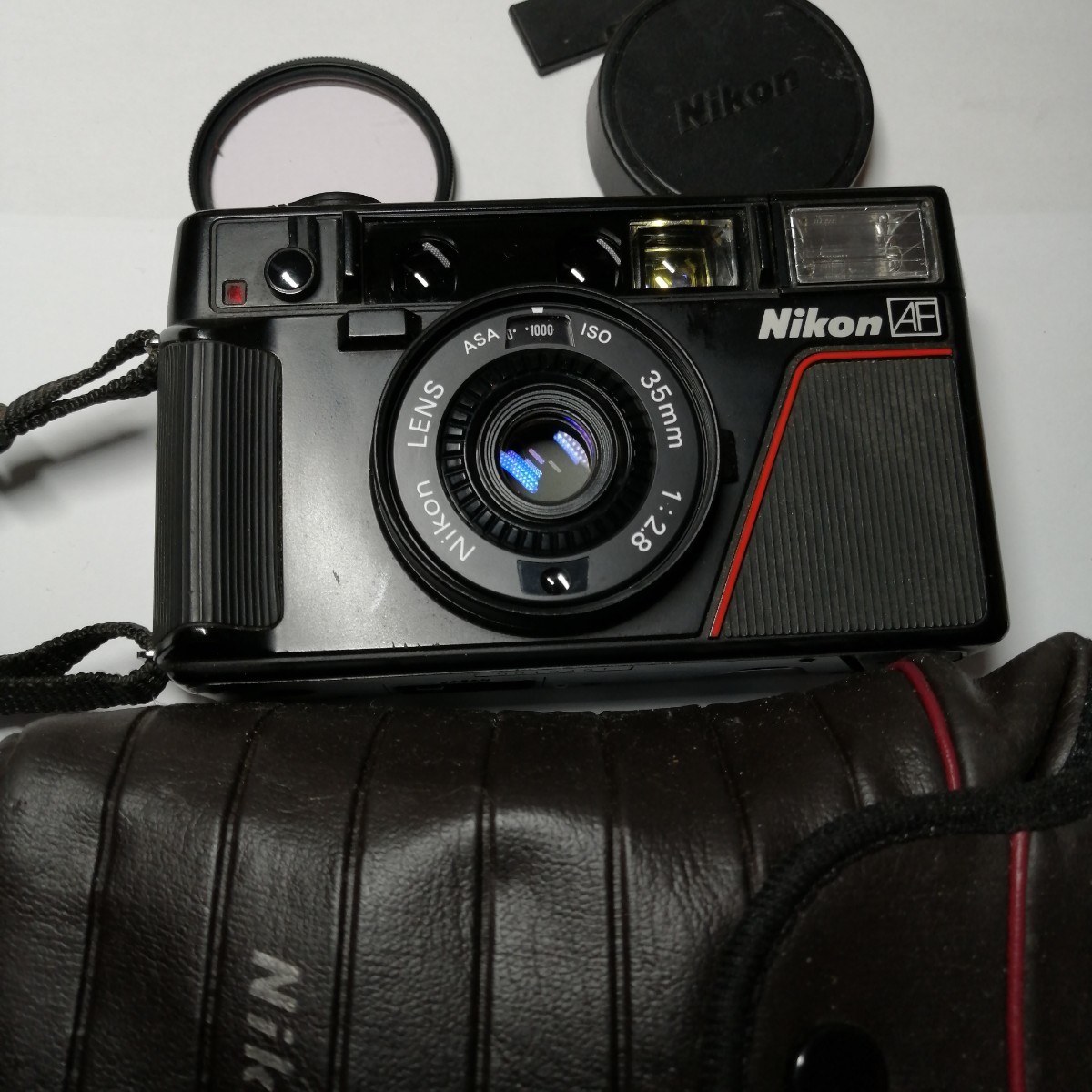 完動美品 Nikon L35AF ピカイチ 491 ISO1000 コンパクトフィルムカメラ 