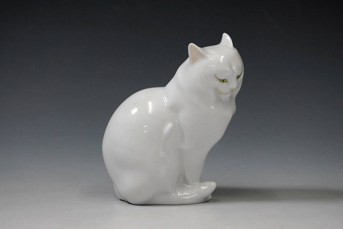 ヘレンド 置物 フィギュリン ヘレンド(Herend) 猫 - HEREND 招き猫 