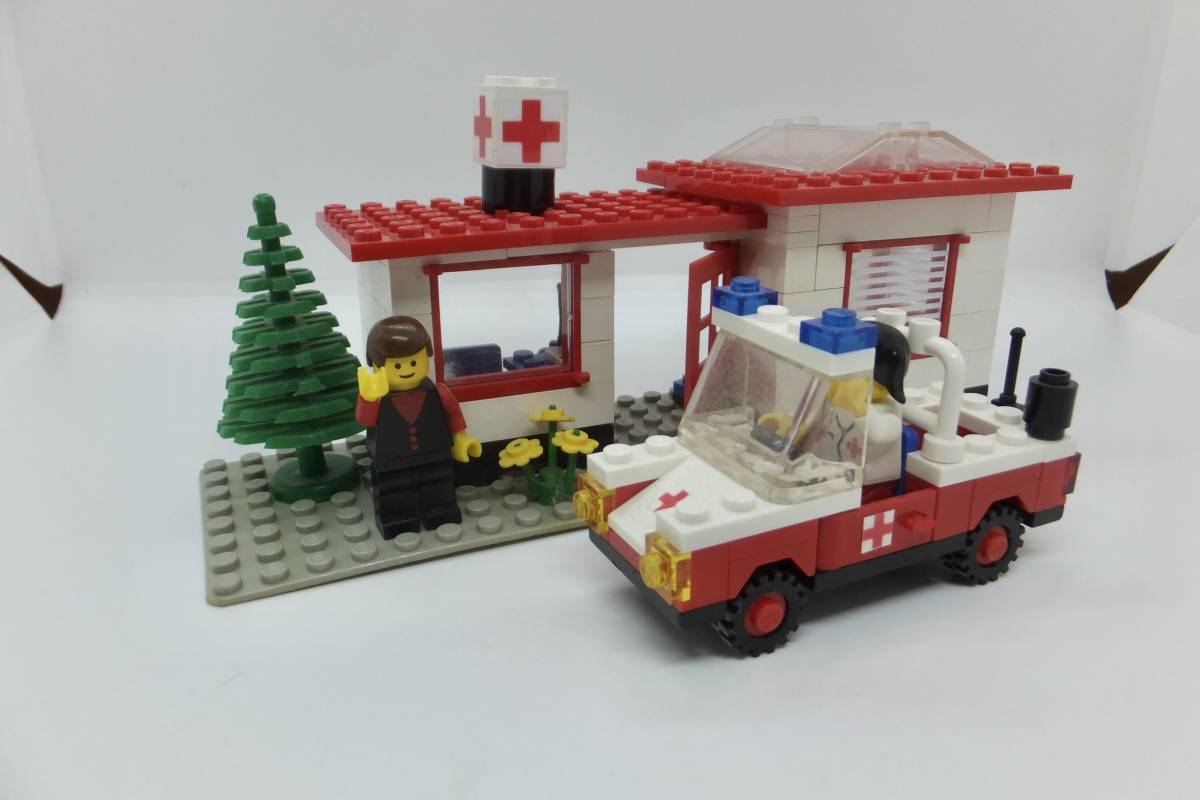 島 LEGO #6364 診療室 Paramedic Unit 街シリーズ オールドレゴ レア