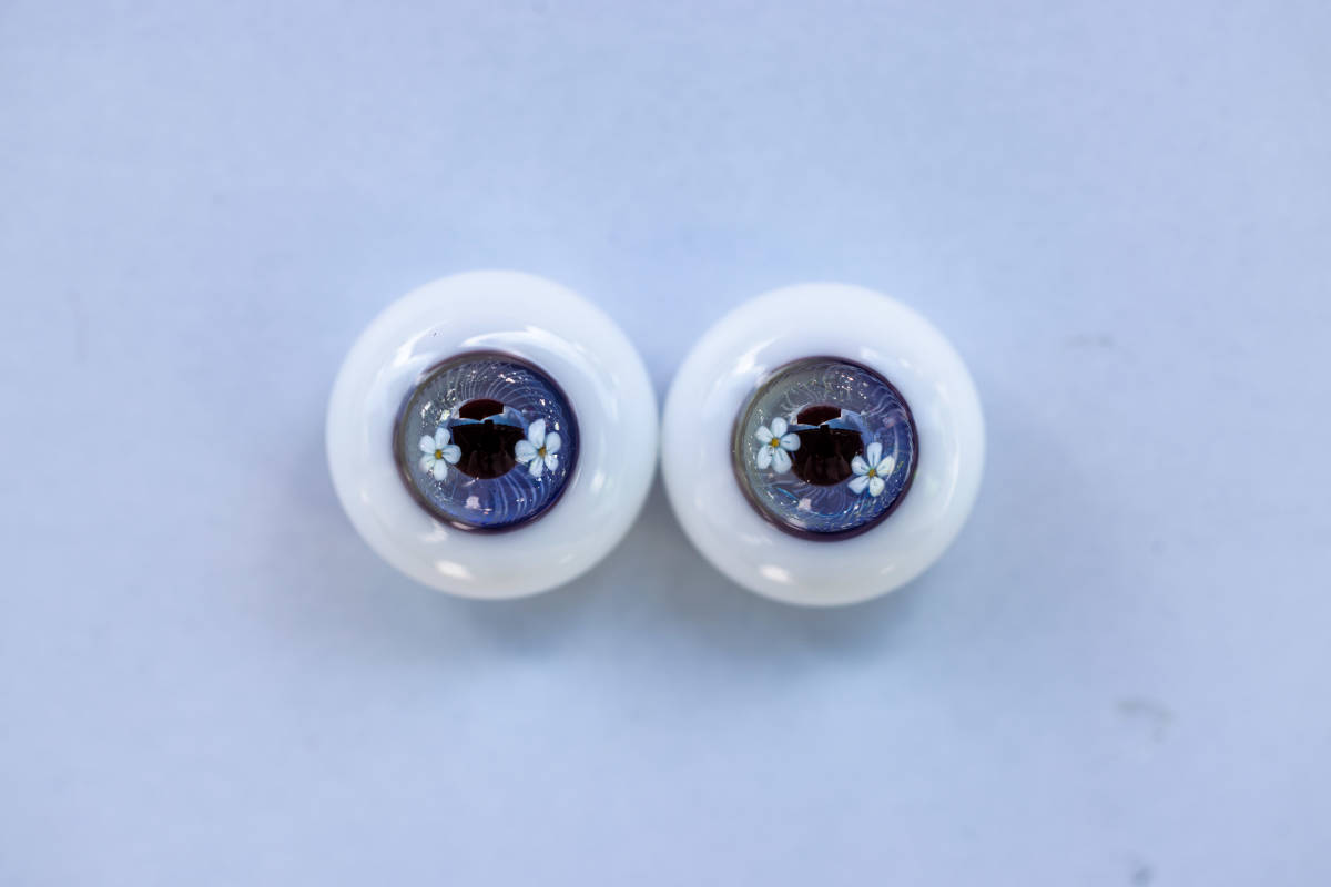 専用ページ　ミヤビグラスアイ　梅 miyabi glass studio様製 グラスアイ 16mm ディーラー様製 4 MIYABI