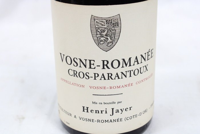 Henri Jayer アンリ・ジャイエ VOSNE-ROMANEE ヴォーヌ・ロマネ