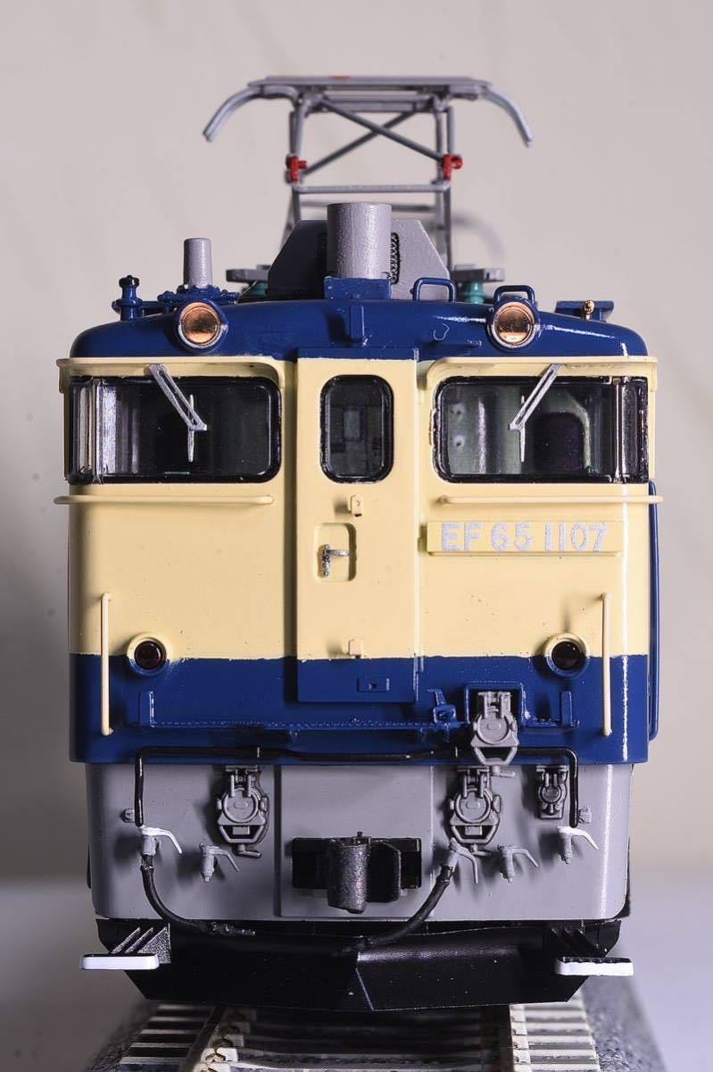 精密加工品/HO EF65-1107号機 田端運転所/クーラー搭載 KATO 1-306改