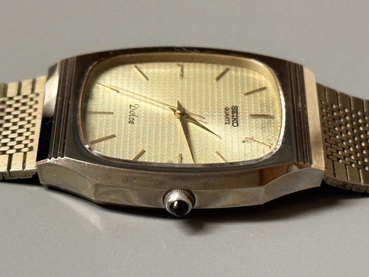 1円〜◇セイコー SEIKO クォーツ Dolce ドルチェ 5931-5450 ゴールド 