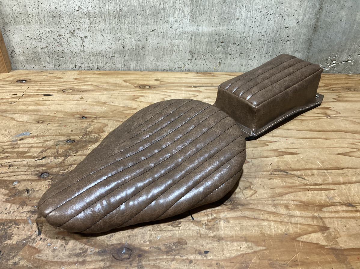 人気セール，お得 ソロシート ピリオンパッド VTG BR トライアンフ 883 タックロール パンヘッド ショベル ナックル ハーレー チョッパー sr 3(社外品)｜売買されたオークション情報、yahooの商品情報をアーカイブ ハーレーダビッドソン用