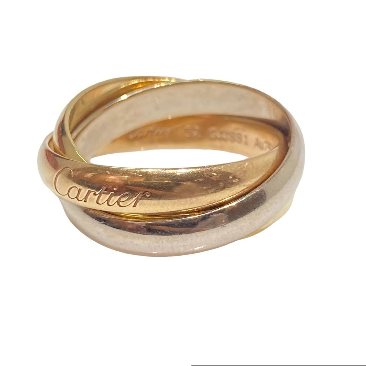 Cartier カルティエ 750 トリニティ リング スリーカラー #49 Cartier
