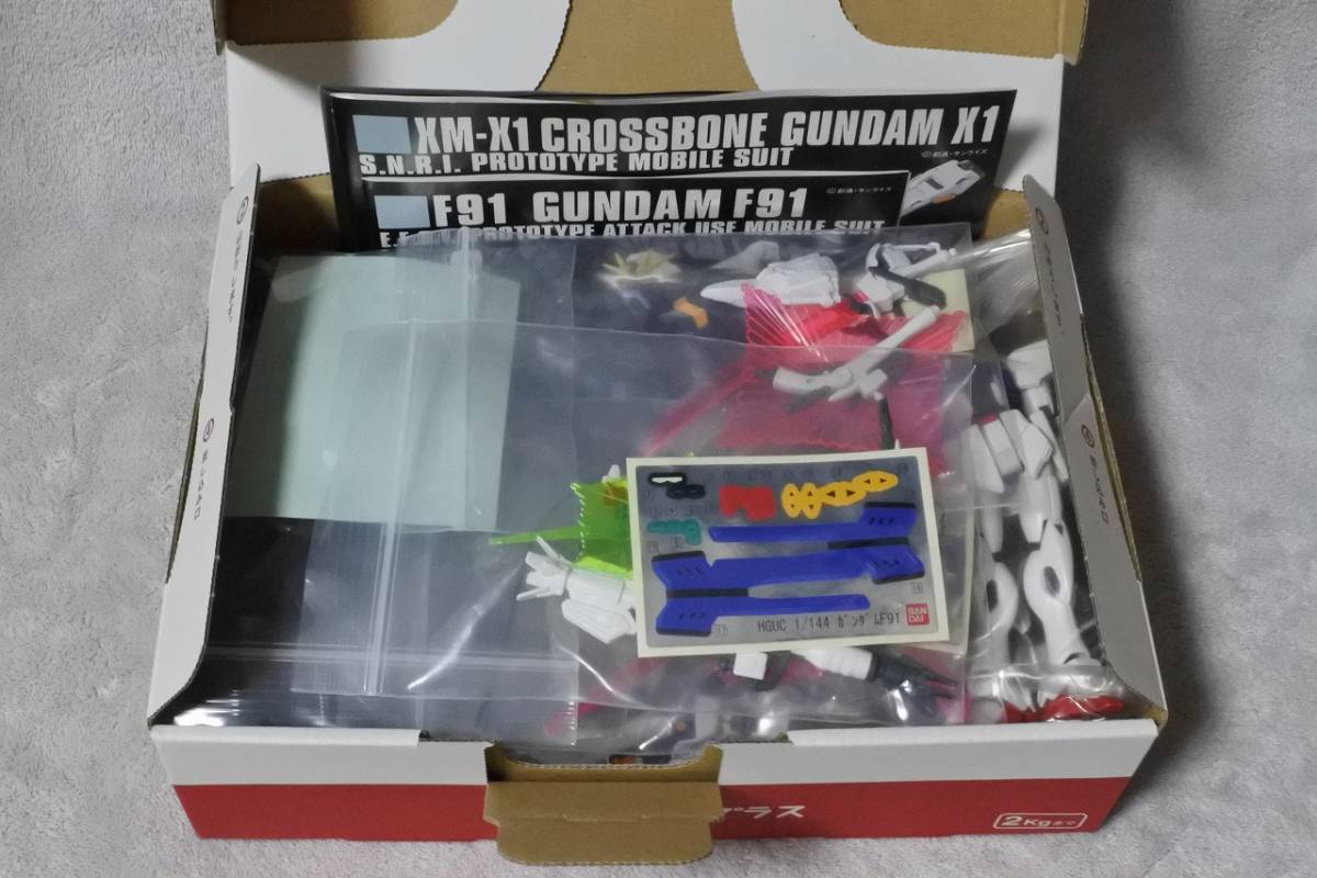 ガンプラ RG HGUC 4体セット クロスボーン ガンダムX1 X2 F91 素組み 1 