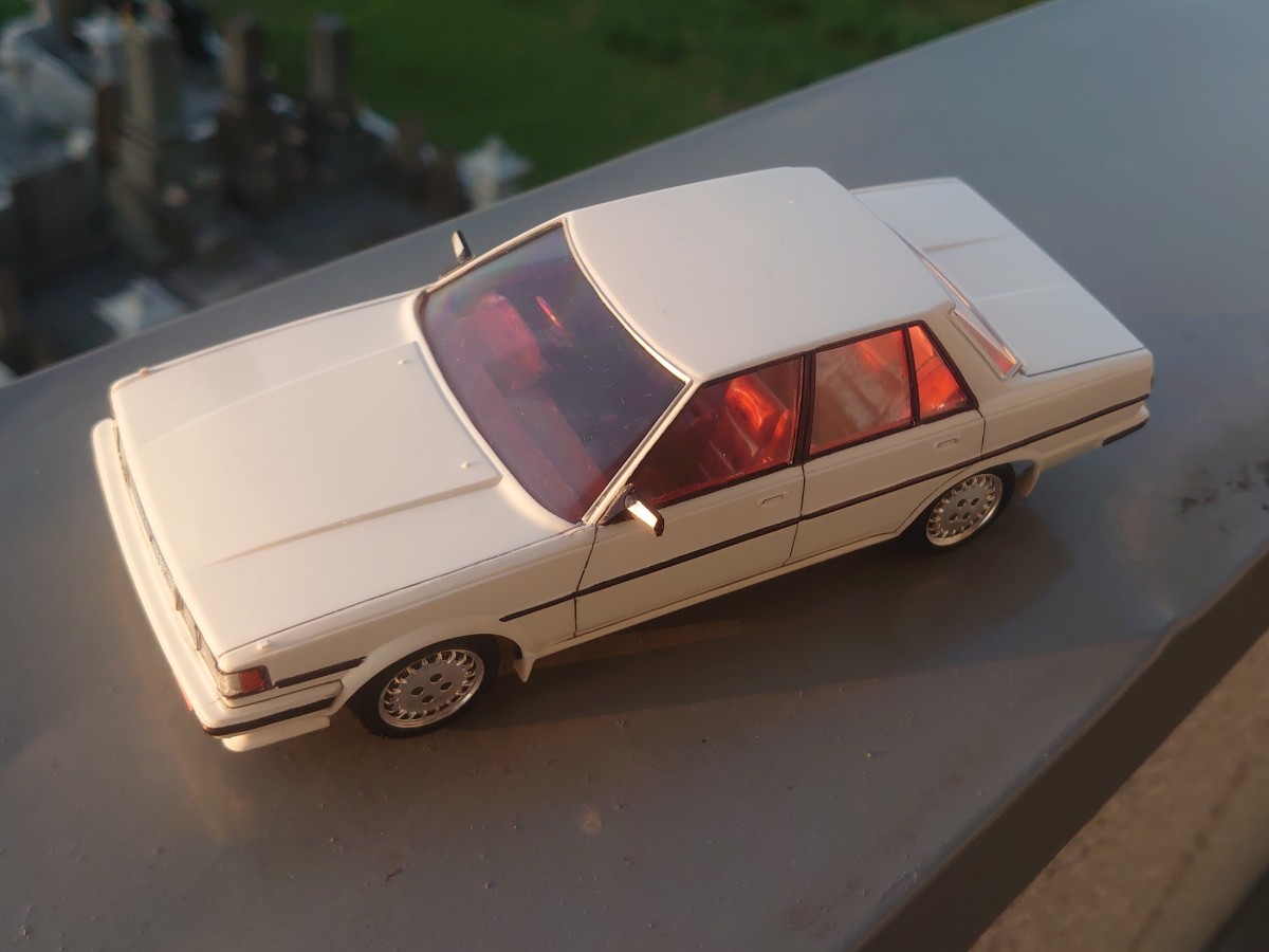 1/24 プラモデル 車 完成品 gx71 クレスタ フジミ アオシマ(完成品