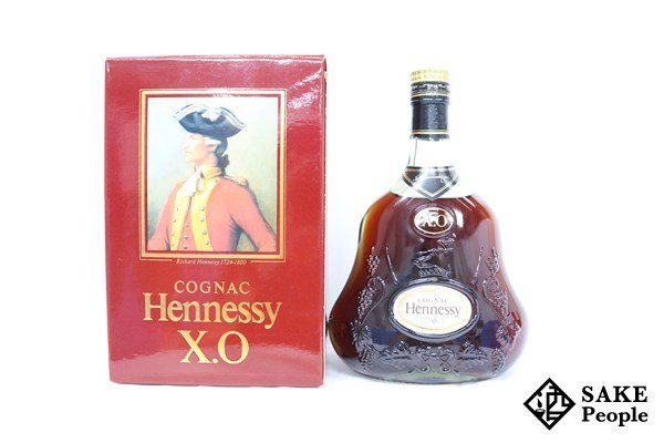 ◆1円～ ヘネシー XO 金キャップ グリーンボトル 700ml 40％ 箱付き コニャック