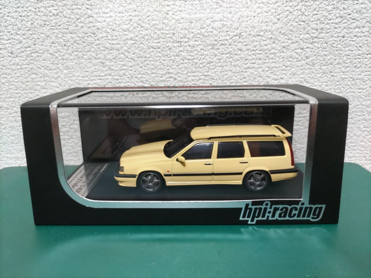 hpi 1/43 VOLVO ボルボ 850T-5R エステート イエロー 1/43 hpi ボルボ 850 T-5R エステート イエロー 1⁄43 hpi ボルボ 850 T