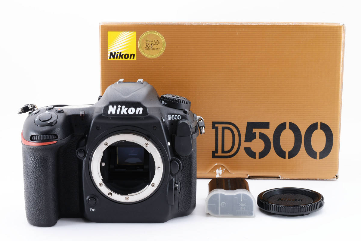 ☆外観美品 動作品☆ Nikon ニコン D500 ボディ 元箱・バッテリ