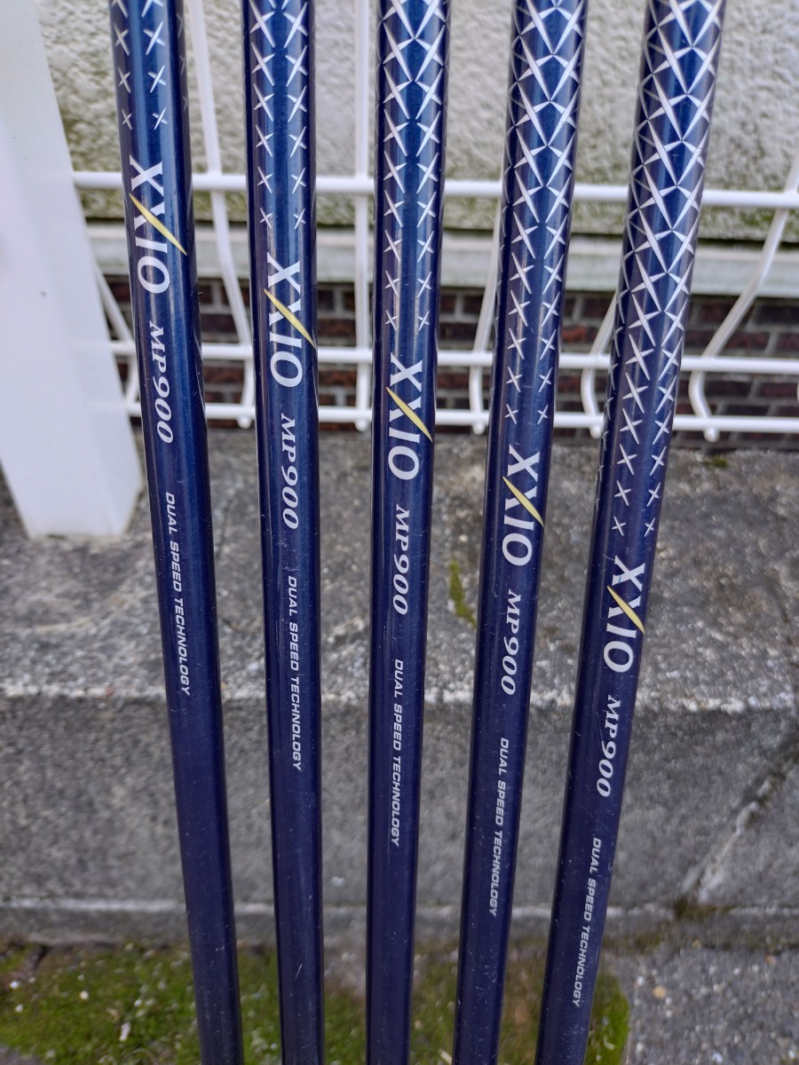 ダンロップゼクシオアイアン用カーボンシャフト MP900(R)6〜9.P 5本 