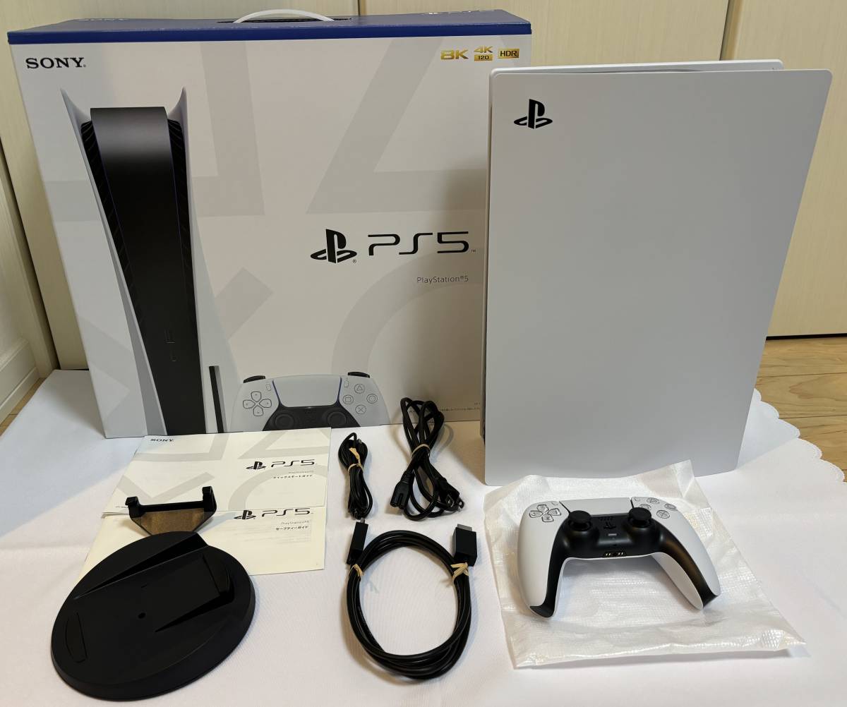 超美品☆PS5本体(保証あり)☆新品DualSense☆プレイステーション5本体☆