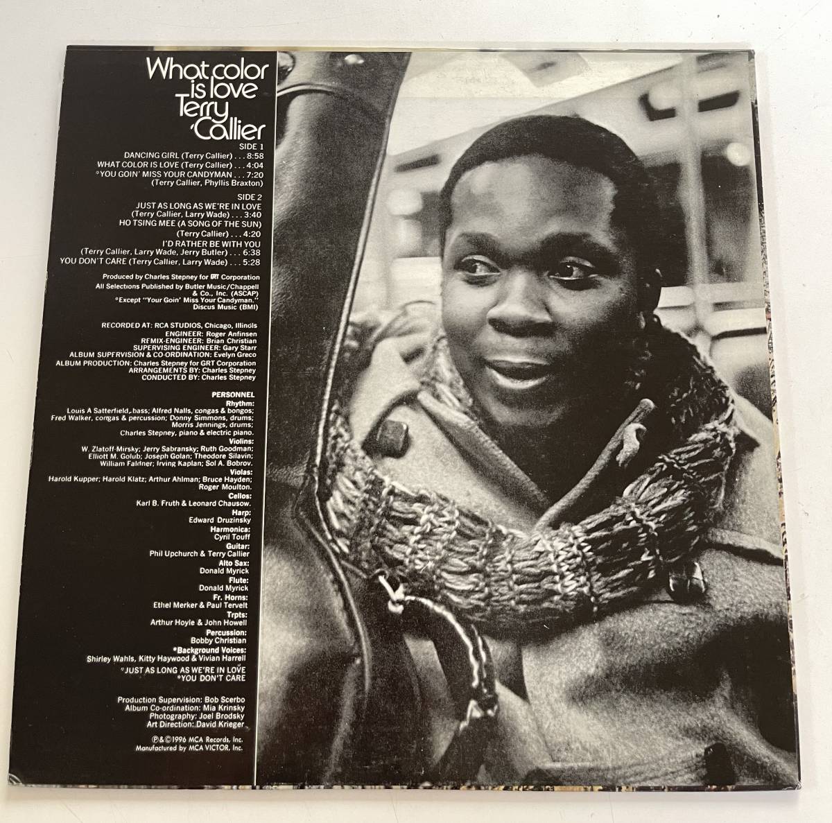 TERRY CALLIER / What color is love リイシュー盤 1996年 What Terry