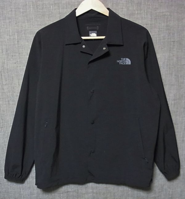 【匿名/送料込】美品 ノースフェイス NP72062 エクスプローラーパーセルコーチジャケット L 黒 ソフトシェル 軽量 定価2.8万