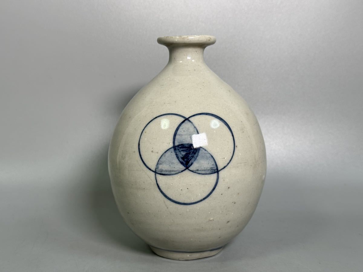 李朝 白磁 朝鮮 伊万里 染付 華草文 1客 李朝 白磁 朝鮮