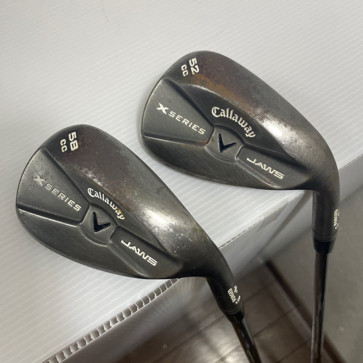 ウェッジ2本セットCallaway X SERIES JAWS 52°CC/12° 58°CC/