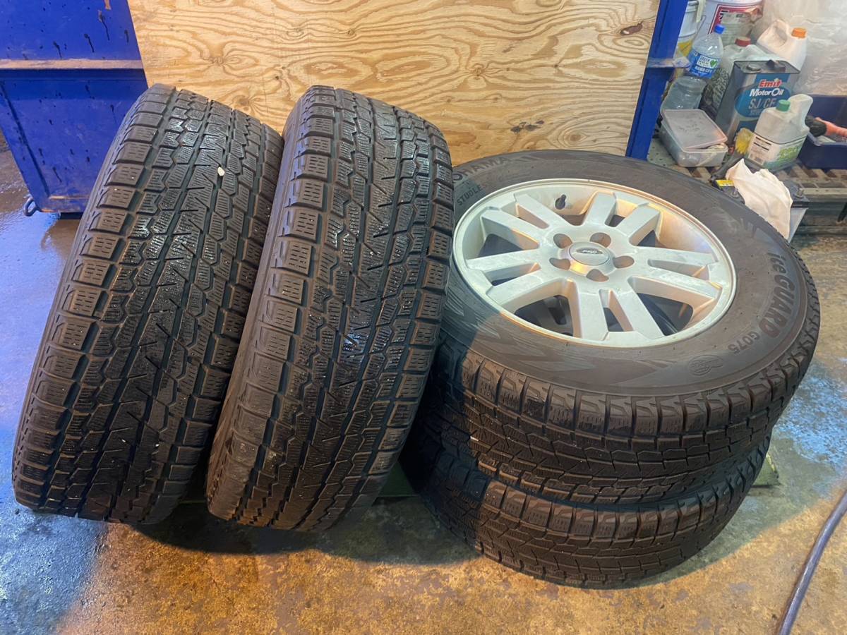 ☆FORD純正☆ 冬タイヤ 17×7.5J PCD120 +44 YOKOHAMA iceGUARD G075 '
