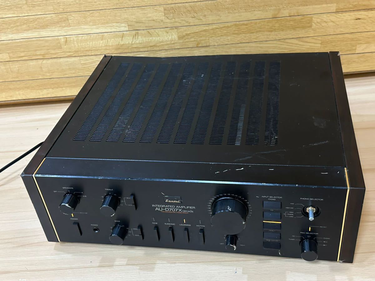 AU-D707X サンスイ 名器 DECADE プリメインアンプ サンスイSunsui