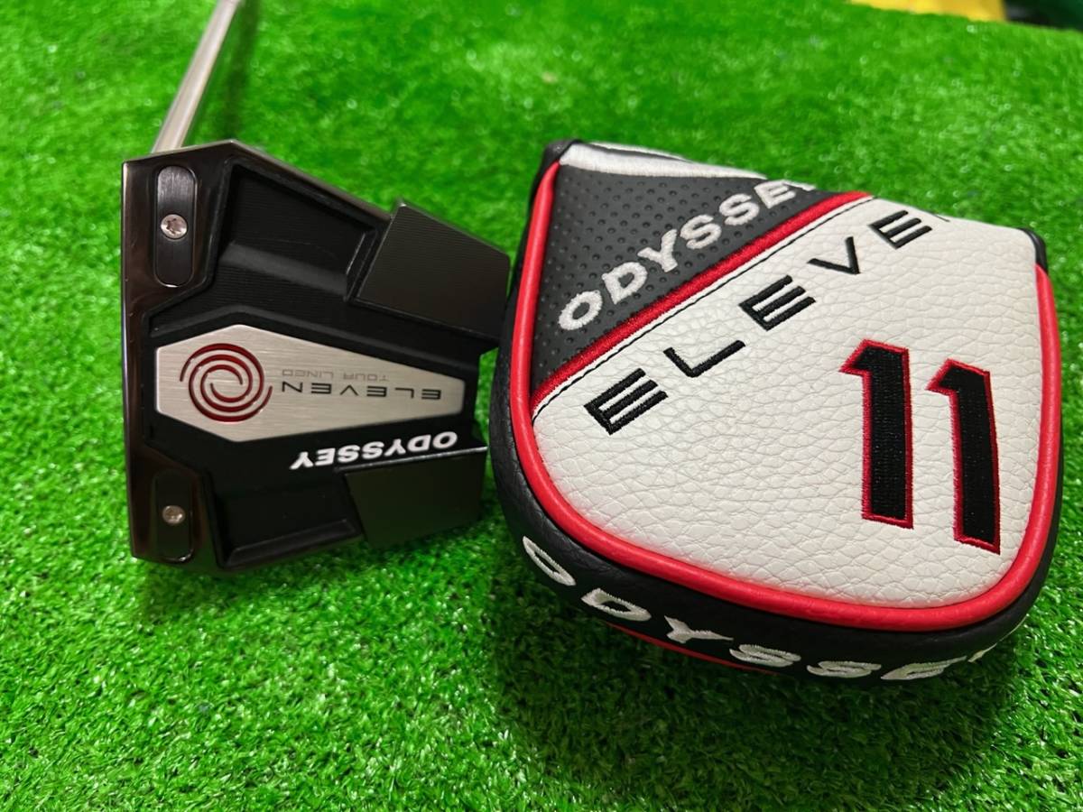 □オデッセイ□ELEVEN TOUR LINED□34インチ□STROKE LAB□パター□中古
