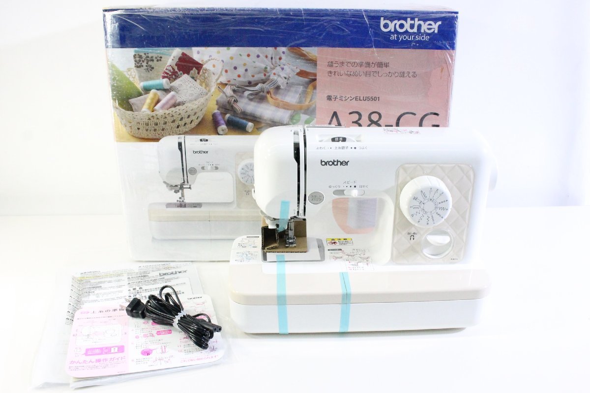 ☆339☆【未使用】 brother ブラザー 電子ミシン ELU5501 A38-CG