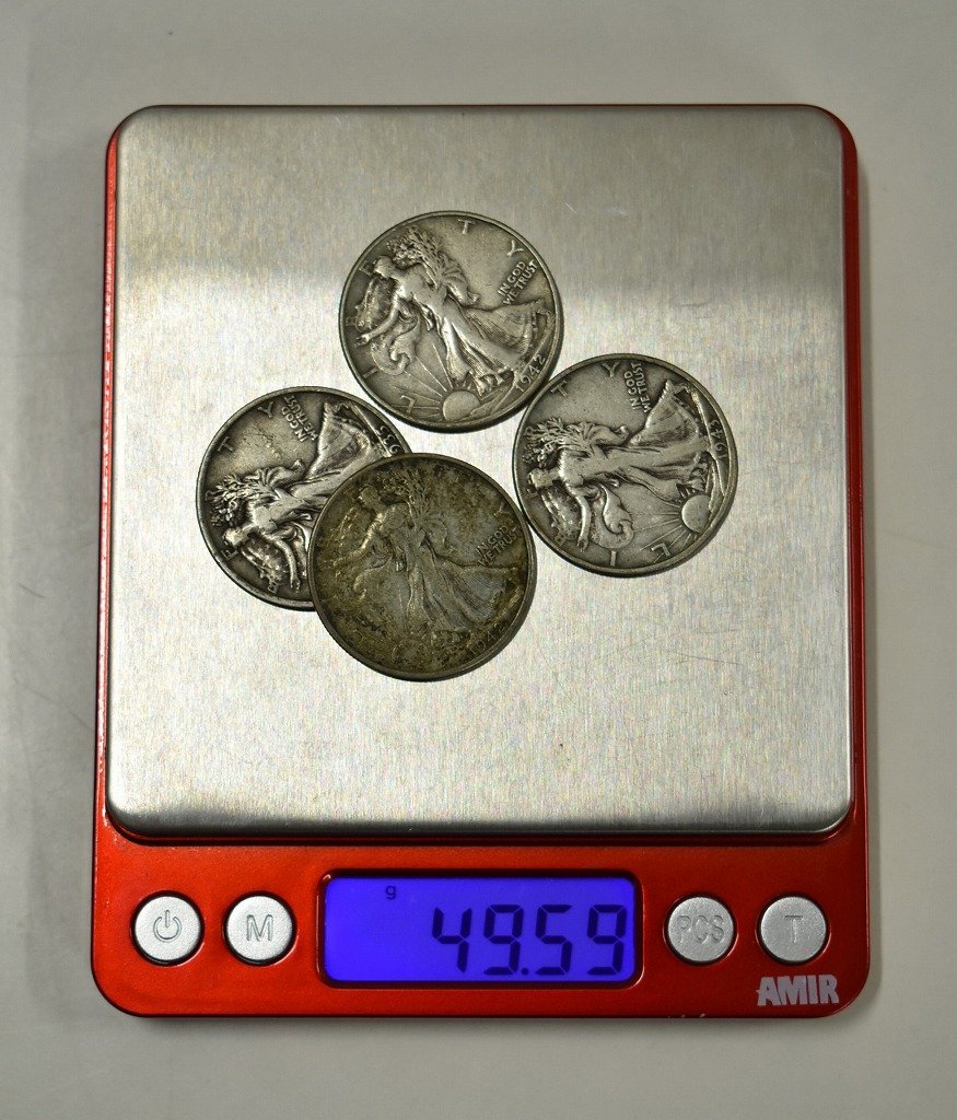 竜E978◇アメリカ合衆国 古銭 銀貨 硬貨 1935 1942 1943 HALF DOLLAR