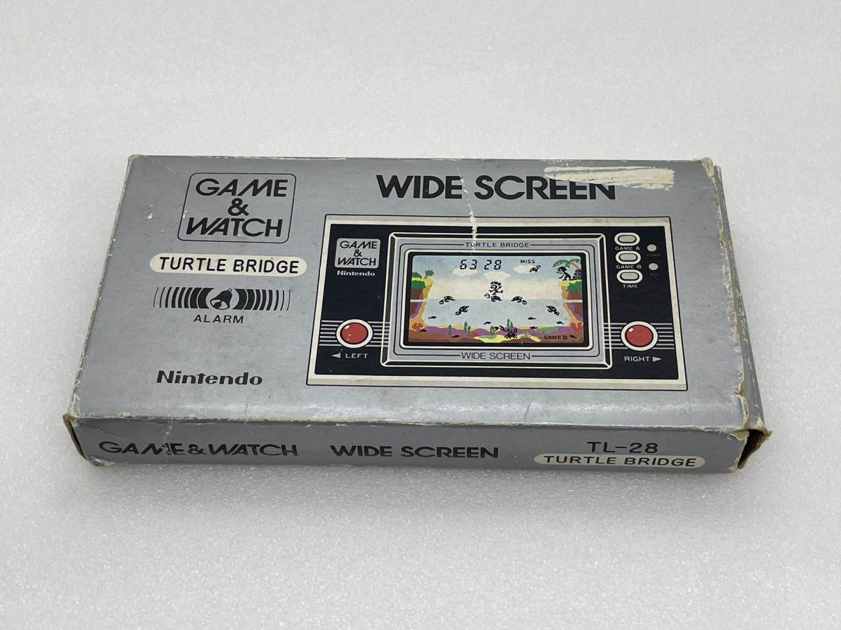 任天堂 ゲームウォッチ タートルブリッジ TL-28 ゲーム＆ウォッチ TL-28 タートルブリッジ 本体 現状品 TL-28 タートル