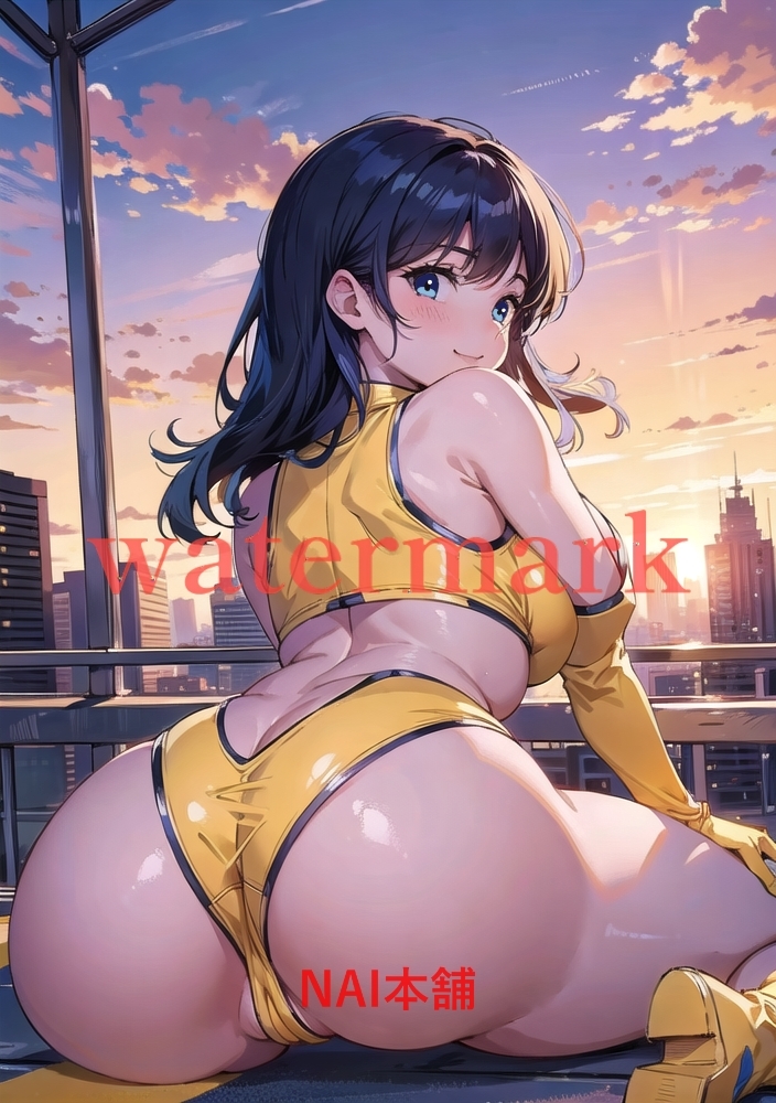 As-085 ダーティペア ユリ NAI本舗製同人ポスター 美少女アニメ 高品質 A4サイズ イラストアート