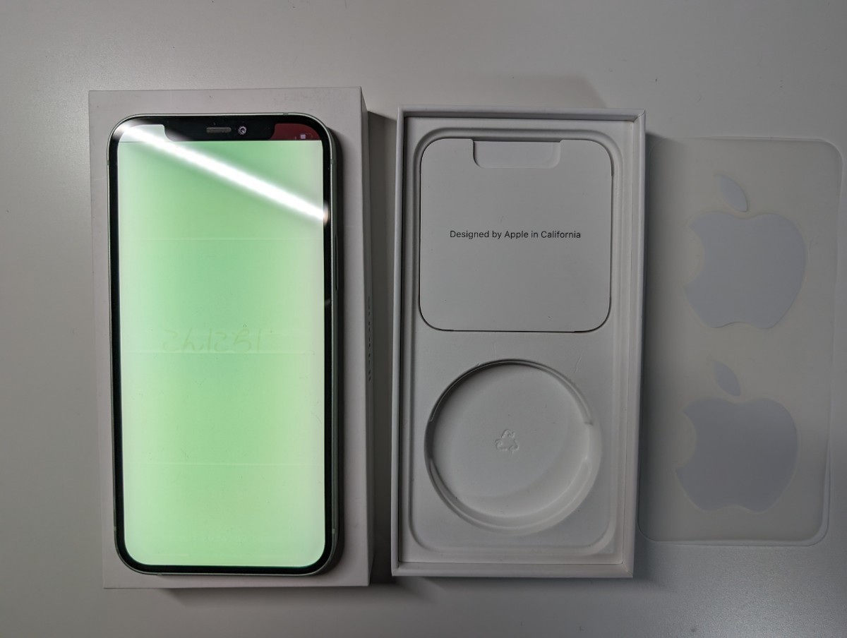 iPhone12 256GB グリーン ジャンク 液晶不良 アップルストア購入 SIMフリー
