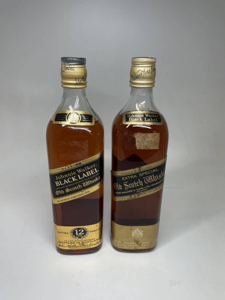 ジョニーウォーカー ブラックラベル 12年 古酒 黒ラベル - ジョニー