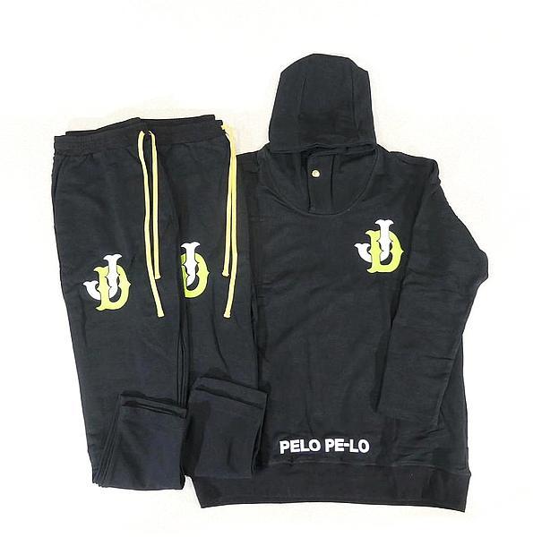 未使用 ジョンデリック JOHN DERRICK パーカー セットアップ スエット 2パンツ