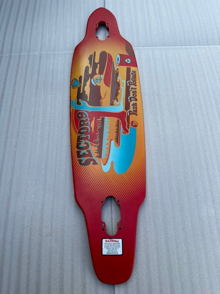 スケートボード デッキ Sector 9 TEMPEST RED Skateboard Complete-9.1