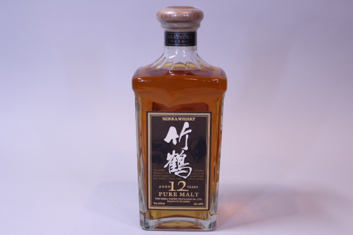 p-1503 未開栓古酒 ニッカ NIKKA 竹鶴 12年 ピュアモルト 660mLウイスキー