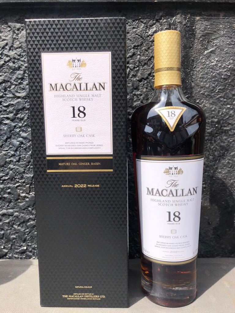 送料無料　ザ マッカラン シェリーオーク カスク18年　The MACALLAN 正規品