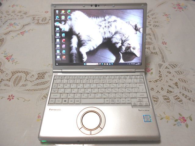 ★工場出荷状態＋ほぼ美品＋DVD＋Win11＋アプリ★ Panasonic Let's note CF-SV7 Core i5/8GB/SSD256GB/Windows11 Pro/Office2021 NO，1015