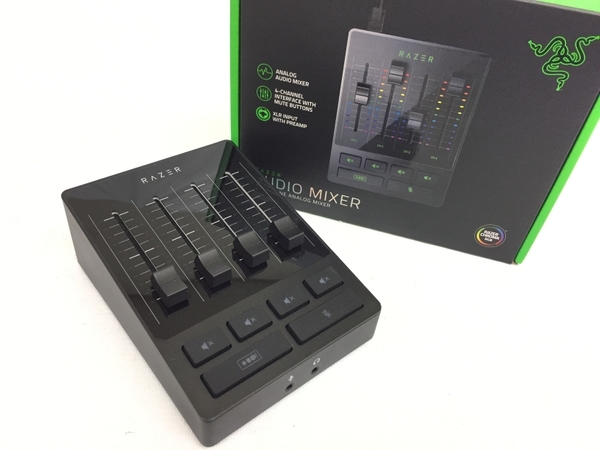 【美品中古】Razer Audio Mixer 5チャンネル ゲーミングミキサー RAZER AUDIO MIXER 美品 ,ご覧いただきありがとうございます 【公式通販】