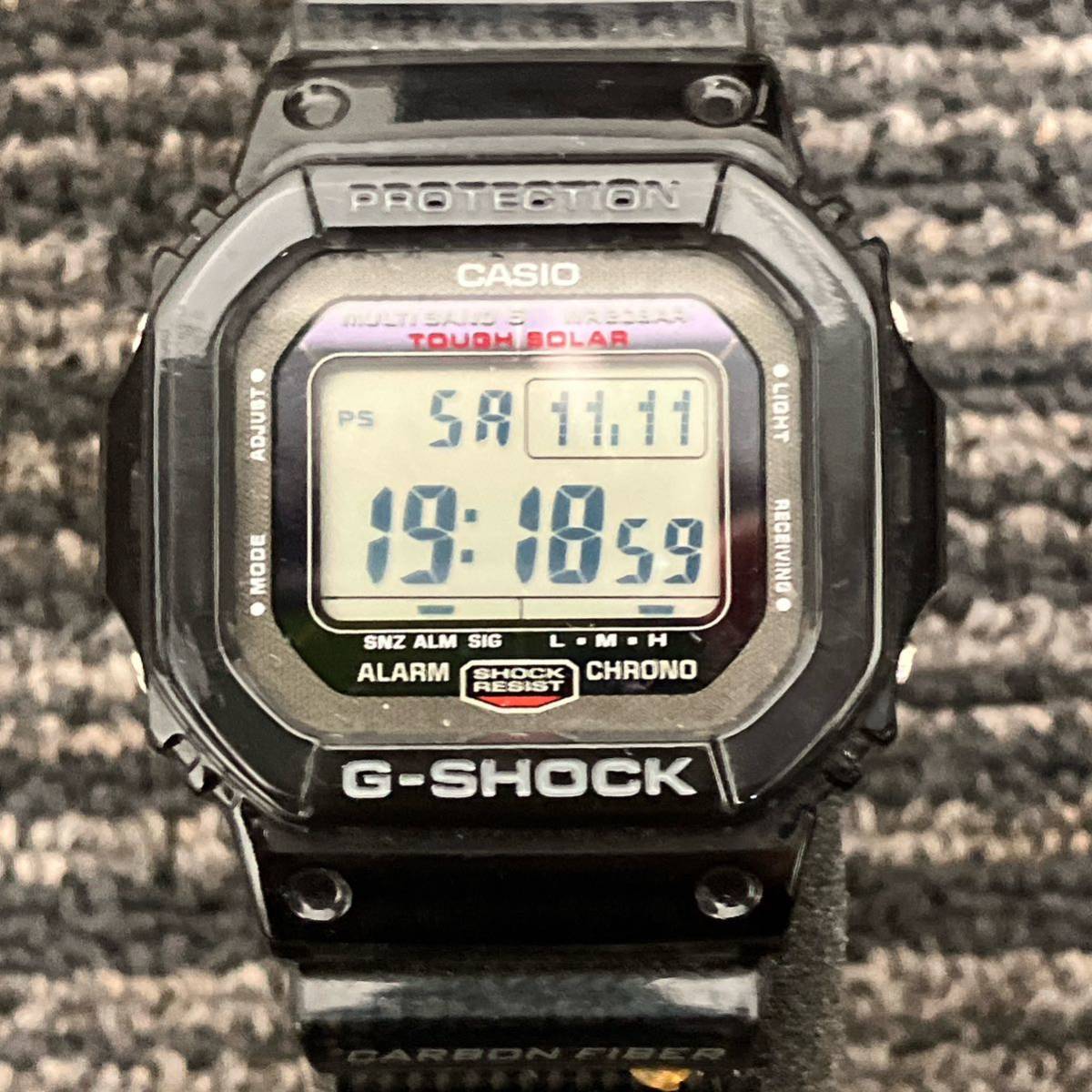 TK1111】カシオ CASIO SHOCK ジーショック 3159 JA 可動 ソーラー式 