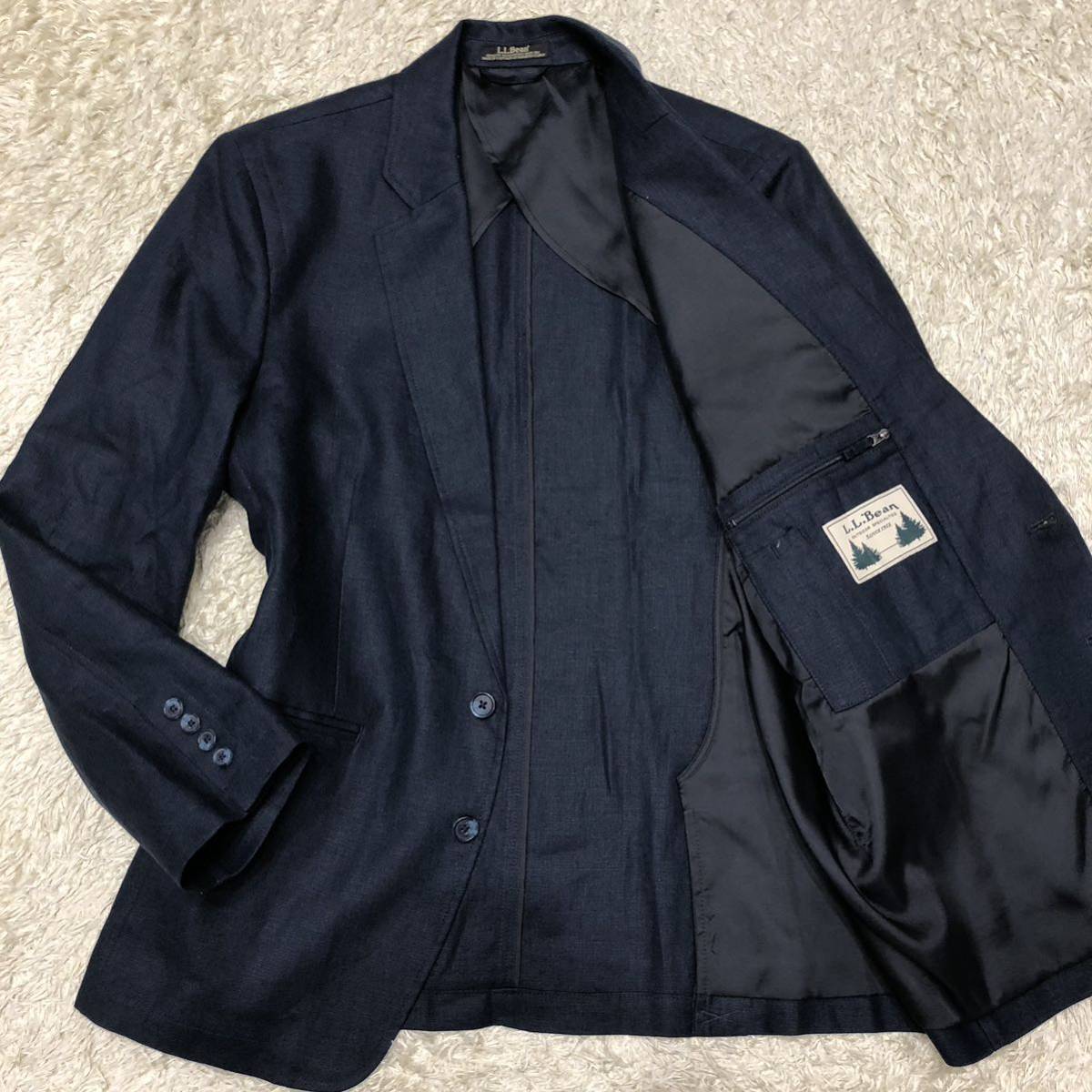 超希少2XL!エルエルビーン【至極の清涼感】L.L.Bean テーラード 