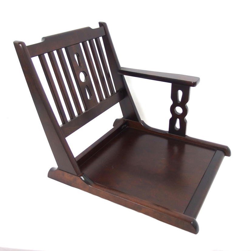 北海道民芸家具　座椅子　2脚セット 高級家具 　② 北海道民芸家具 座椅子 2脚セット 高級家具 ① 北海道民芸家具 座椅子