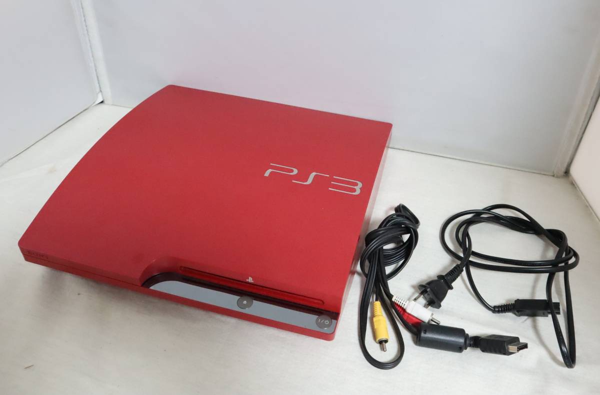 28 SONYソニー◇PS3プレイステーション3◇CECH-3000B SR◇スカーレット