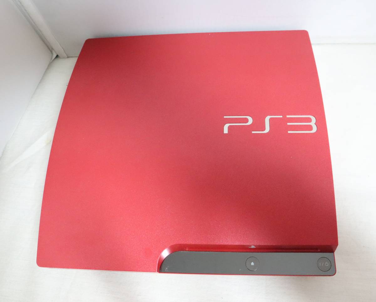 28 SONYソニー◇PS3プレイステーション3◇CECH-3000B SR◇スカーレット