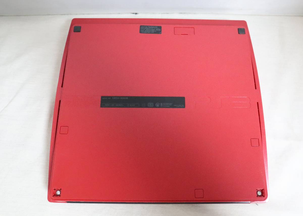 28 SONYソニー◇PS3プレイステーション3◇CECH-3000B SR◇スカーレット