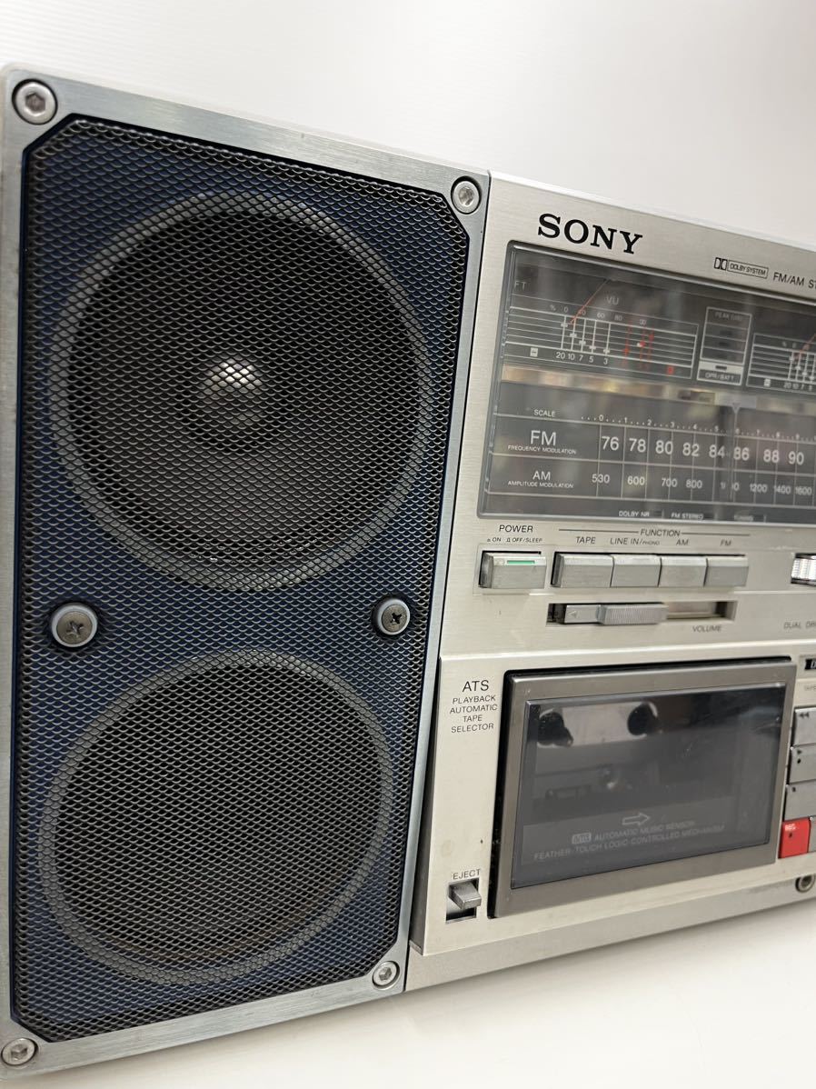 ジャンクSONY CFS-F40 ラジカセ FM⁄AMカセットプレーヤー - メルカリ