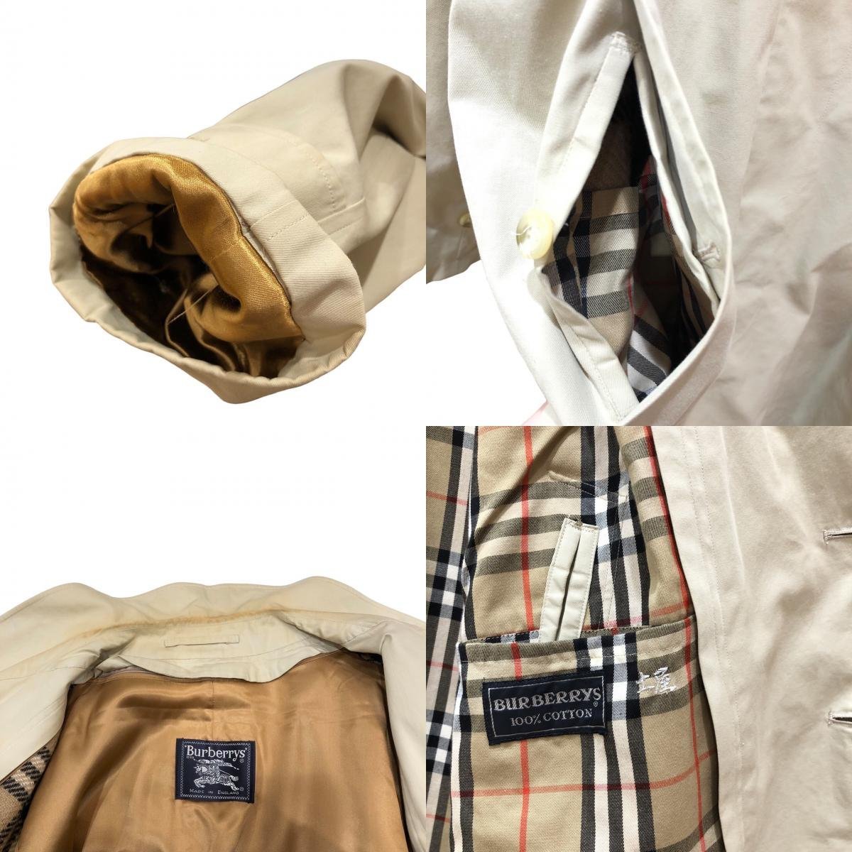 BURBERRY バーバリー コート メンズ ノバチェック ベージュ系 ※ 変色有