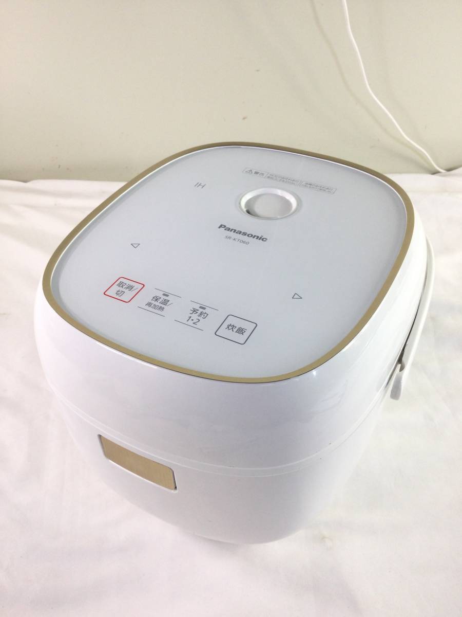 370】パナソニック SR-KT060 W IH炊飯器 3.5合炊き 2023年製 ジャンク