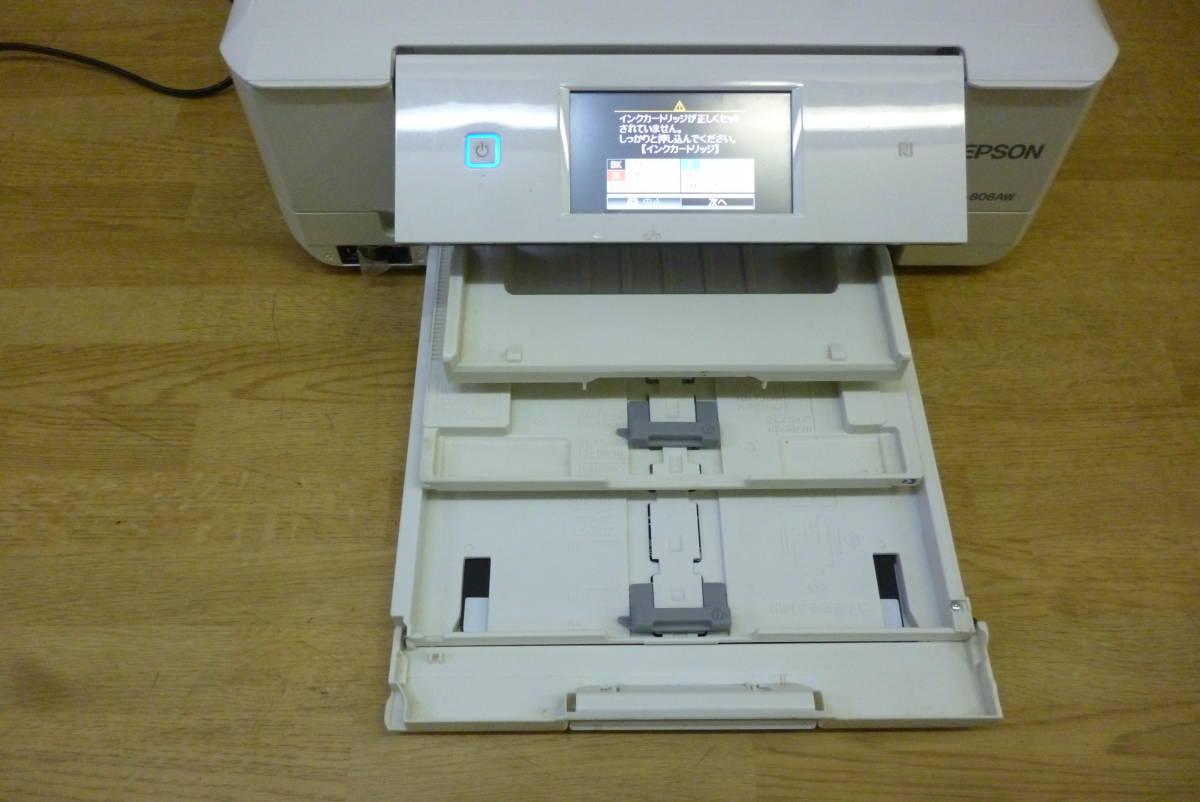 EPSON EP-808AW プリンター - : エプソン インクジェット複合 旧モデル