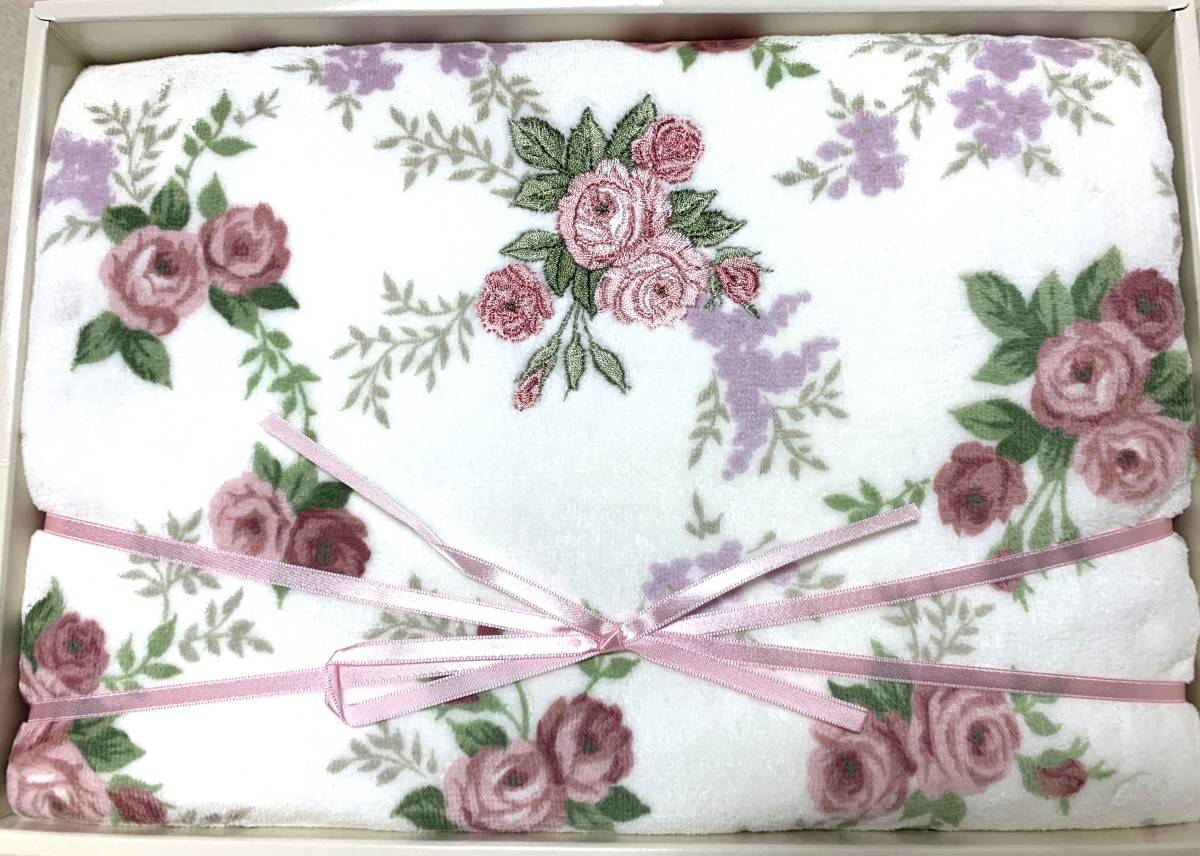 ホットマン タオルセット バスタオル⁄フェイスタオル 薔薇 Hotman